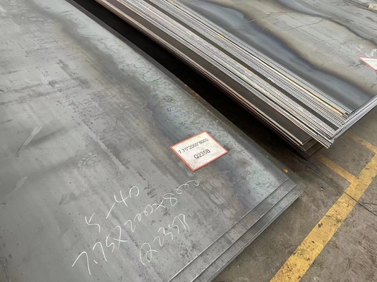 Q345 ASTM A36 Sıcak Dolaştırılmış Karbon Çelik Plakası İnşaat için 4*8FT Çelik Yapraklar