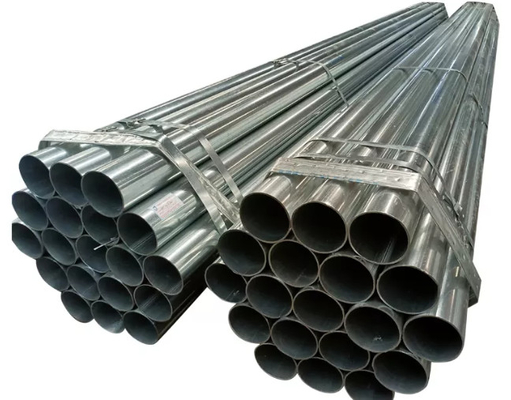 Q195 Q345 Sıcak Battırılmış Galvanizli Çelik Tüp 5.8m 6m 12m Uzunluk Yuvarlak/Kavre/Dörtgen Tipi