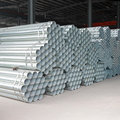 ASTM A53 Galvanizli Çelik Boru BS 1387 12M Sıcak Daldırma Galvanizli Gi Borusu