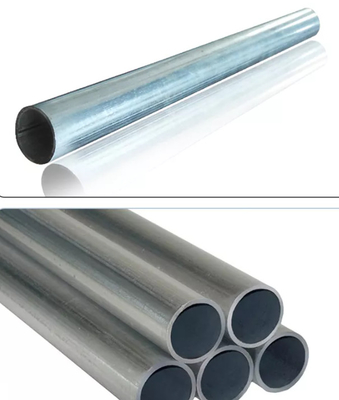 ISO9001 Sıcak Satılan Galvanizli Çelik Tüpler Sıcak Battırılmış DX51D Z40 Sınıf 5.8m 6m 12m Uzunluk Endüstri İçin