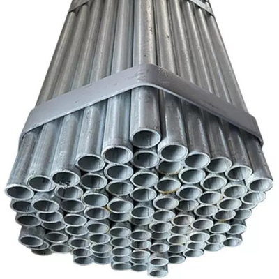 Q195 Q345 Sıcak Battırılmış Galvanizli Çelik Tüp 5.8m 6m 12m Uzunluk Yuvarlak/Kavre/Dörtgen Tipi