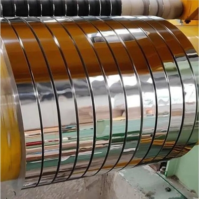 ASTM 201 304 316 0.5 0.7 0.76mm 5/8&quot; 3/8&quot; 1/2&quot; 3/4&quot; Paslanmaz Çelik Şerit BA Yüzeyi