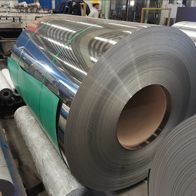 Paslanmaz Çelik Bobin 304 321 310s Sıcak olarak yuvarlanmış 1mm 1.2mm Kalınlığı 1000mm 1219mm Genişliği BA/2B Yüzeyi